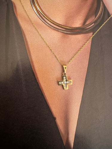 The Marina 9k gold  crucifix