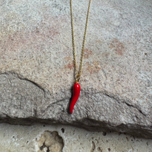 Red Cornicello necklace