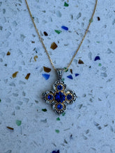 Byzantine blue lapis cross