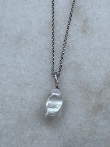 Large fresh water baroque necklace