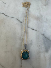 Big bold Byzantine apatite necklace