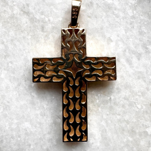 Cross solid 14k gold