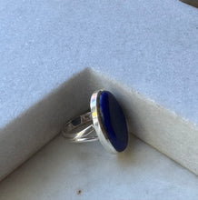 Long lapis ring