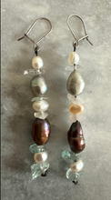 Long Leila pearl earrings