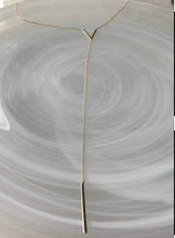 Long lariat necklace