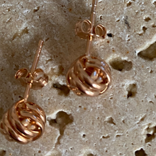 Knott ball stud earrings