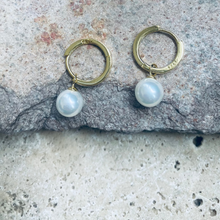 Pearl Hoop earrings
