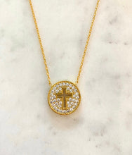 Silhouette cross (open cross) necklaces