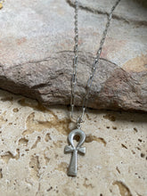 Ankh on Curb chain