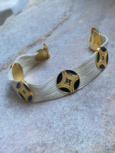 The Byzantine gold  & black star  bracelet