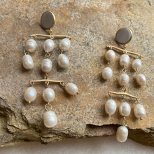 The light chandelier earrings