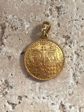 ICXC NIKA gold coin pendant