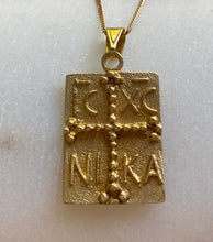 ICXC NIKA Solid Rectangular pendant