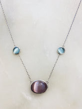 Kassandra Cabochon semi precious gem necklace
