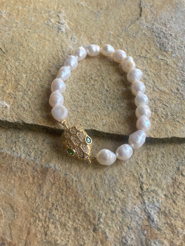 Snake Pearl Bracelet