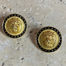 Lion stud earrings