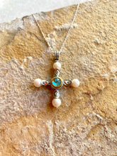 Byzantium pearl crucifix