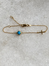 Cleopatra Turquoise clover bracelet