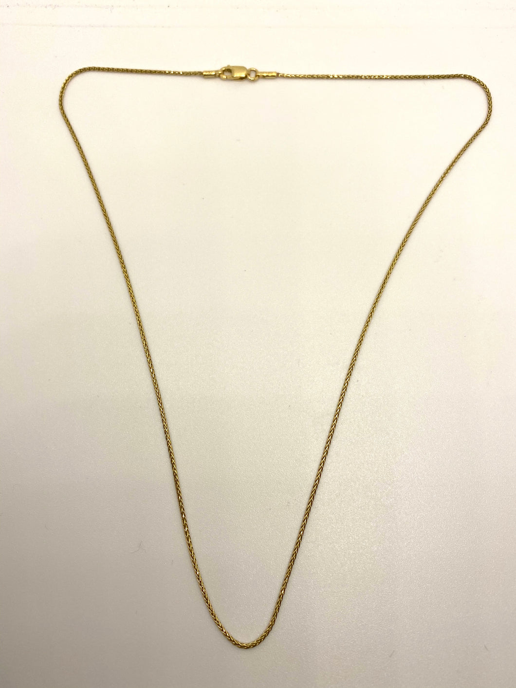 Curved 9k Gold Chain