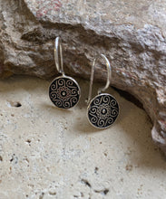 Silver Byzantine Floral earrings