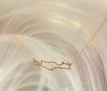 Kriti-Crete yellow or rose 14k gold vermeil and 925 sterling silver necklace