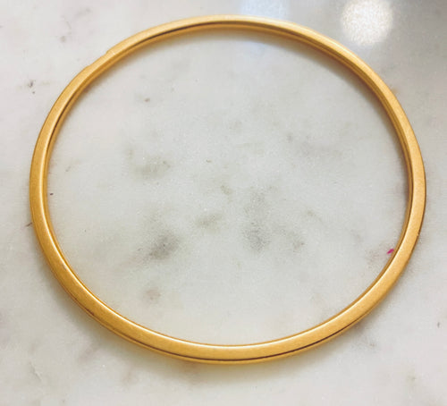 9k solid gold bangle