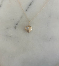 Diamond heart necklace