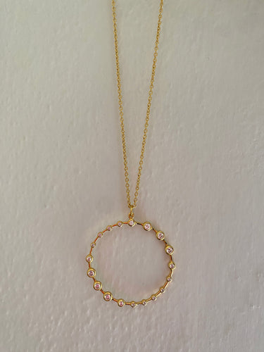 Kiklos Open circle necklace