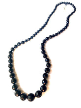 Onyx faceted necklace
