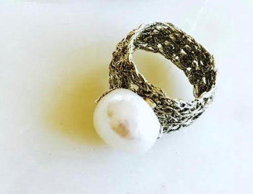 Vasso Hand Crochet Ring