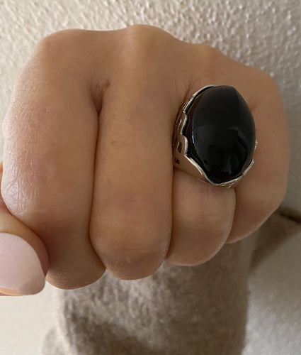 Smokey quartz ring