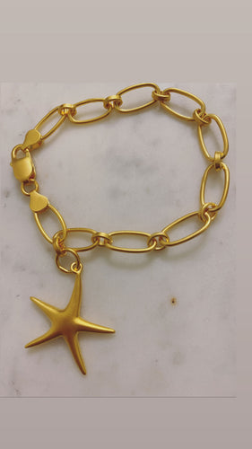 Asterías- Star bracelet (18k gold vermeil & 925 sterling silver)
