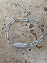 Keshi open link bracelet