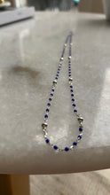 Blue beads necklace