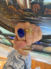 Lapis lazuli ring