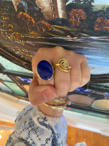 Lapis lazuli ring