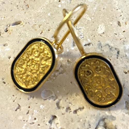Floral Byzantium filigree earrings