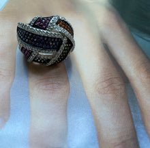 The colourful spinel cocktail ring