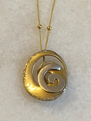 The Spira 14k gold necklace