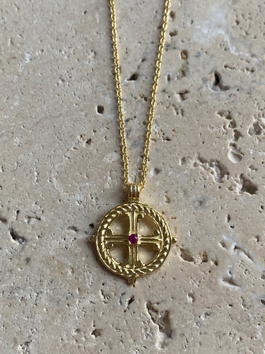 Cross with red centrepiece