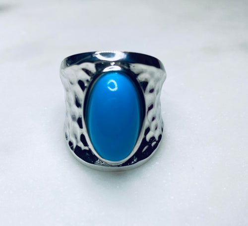 Dionysia Blue Turquoise Ring